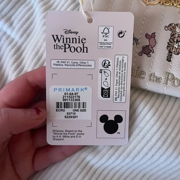 NWT Primark Winnie The Pooh Change Purse - Picture 3 of 5
